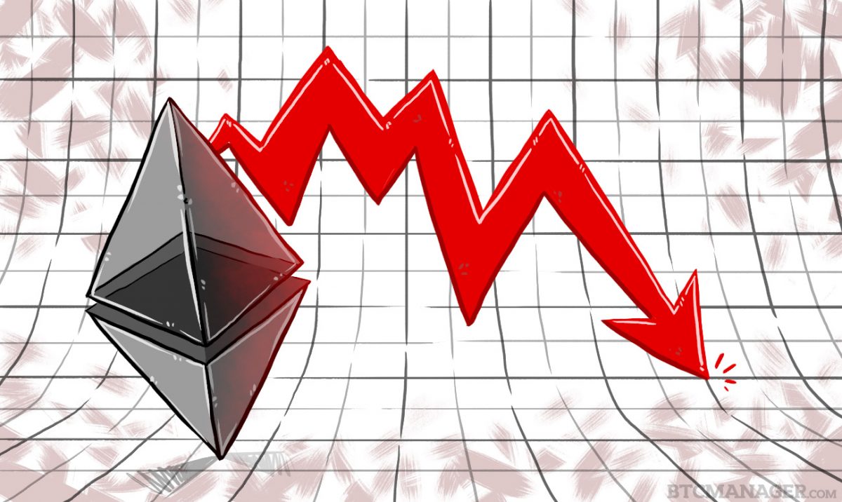 ETH-USD Down Over 5 Percent Today; Looking to Test $11