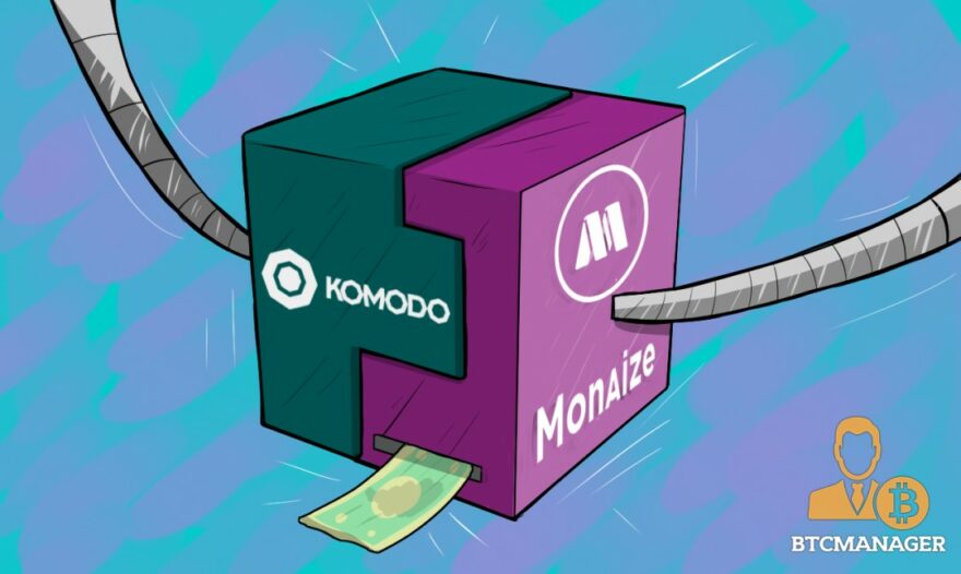 Monaize Partners with Komodo to offer Blockchain Services on Banking Platform