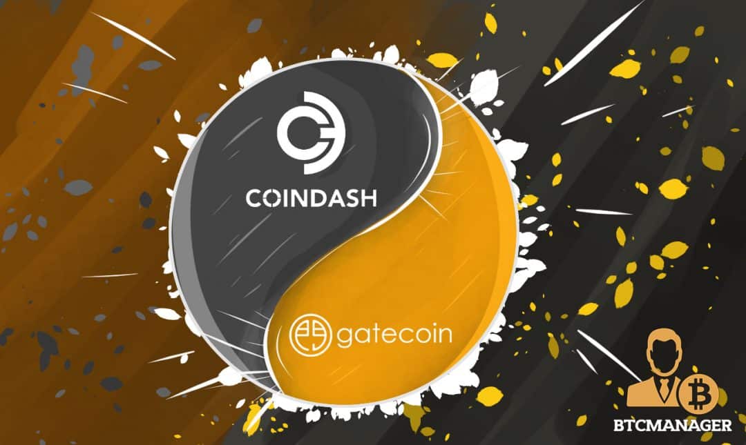 Coindash Announces Partnership with Gatecoin Exchange