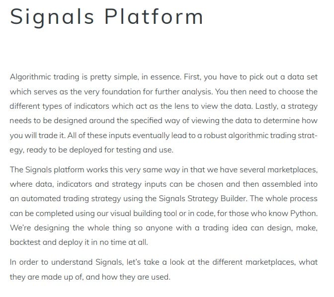 Signals Network ICO Review - 7
