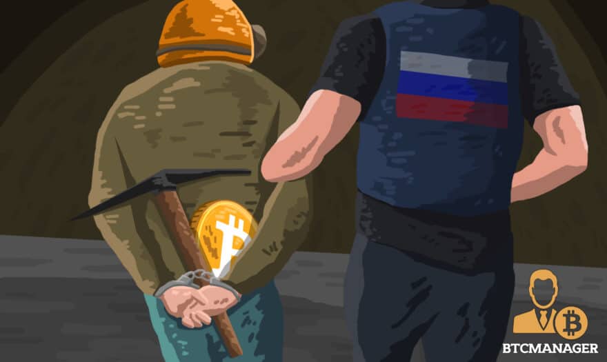 Individuals Arrested by Russian Police for Illegal Bitcoin Mining Operation