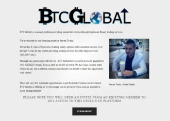 BTC Global Home Page