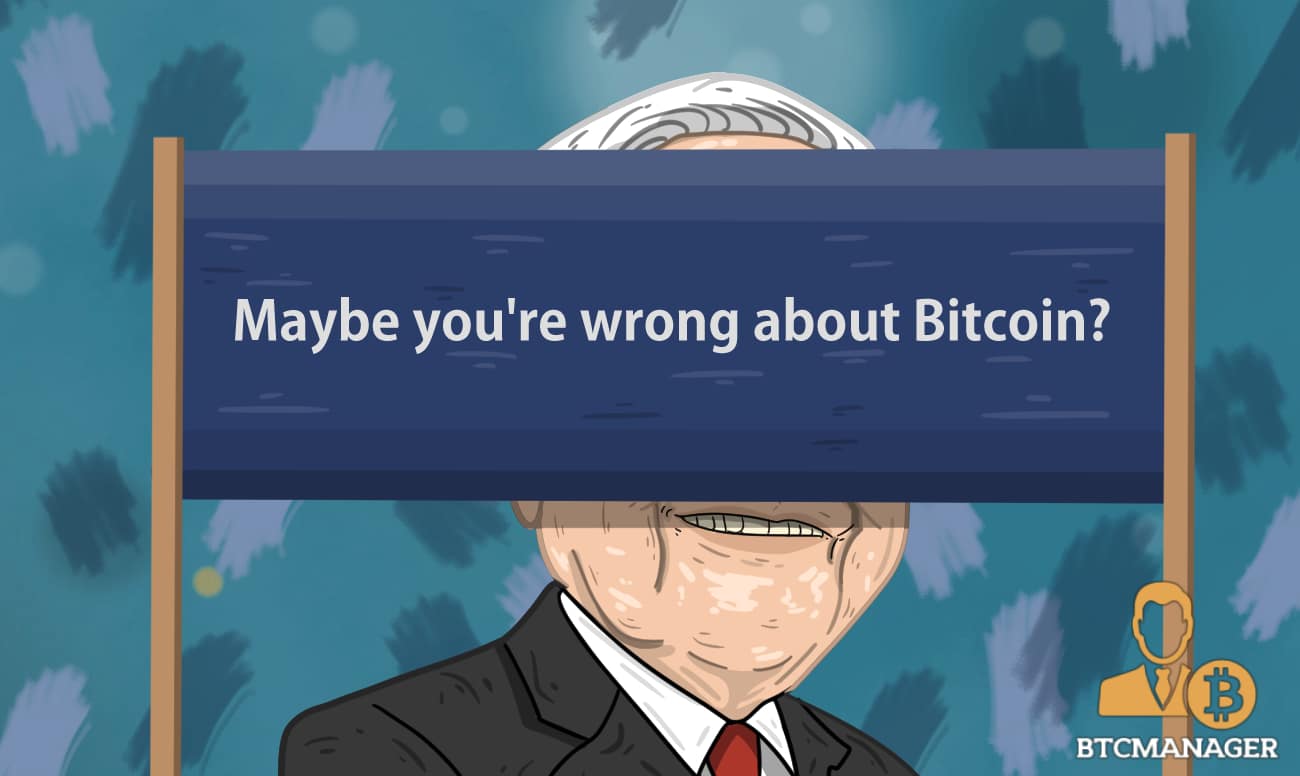 Bitcoin Miner Puts Billboard Outside Buffett’s Office