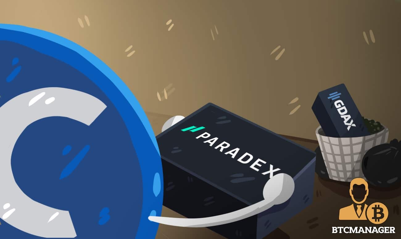 Coinbase Acquires Ethereum-powered Exchange Paradex and Retires GDAX