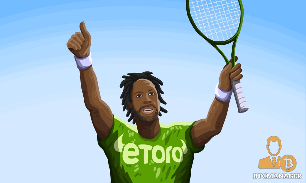French Tennis Player Monfils Signs Sponsorship Deal with eToro