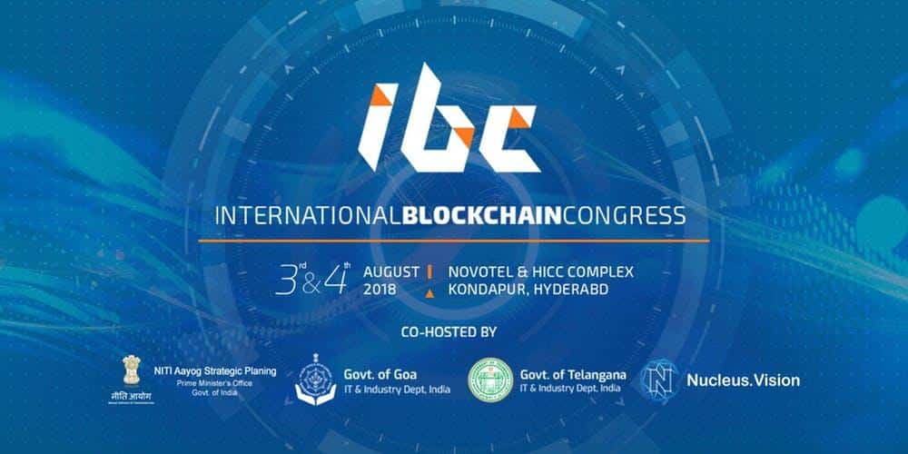 Indian Cryptosphere to Converge in Hyderabad for Inaugural International Blockchain Congress - 1