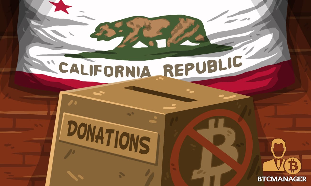 Political Donations in Bitcoin Outlawed in California