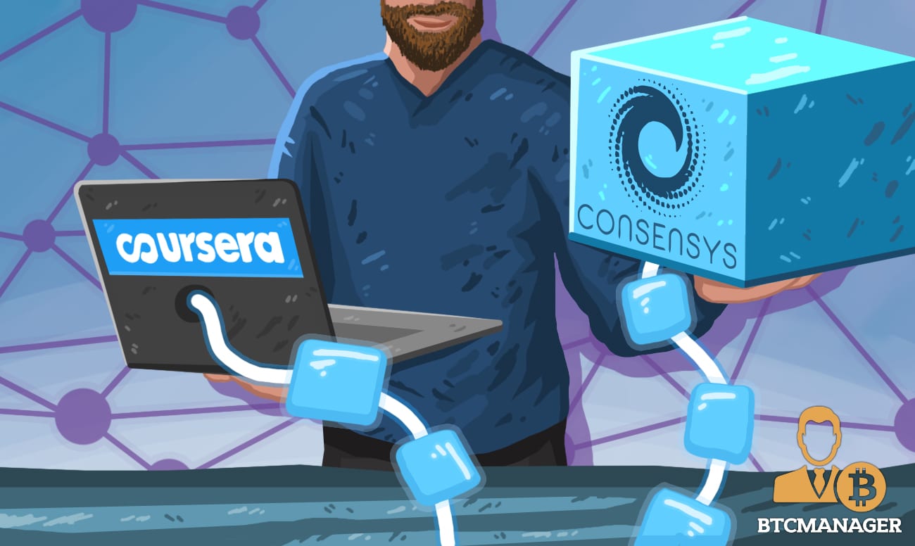 Coursera Join Forces with ConsenSys to Launch Online Blockchain Technology and Cryptography Course
