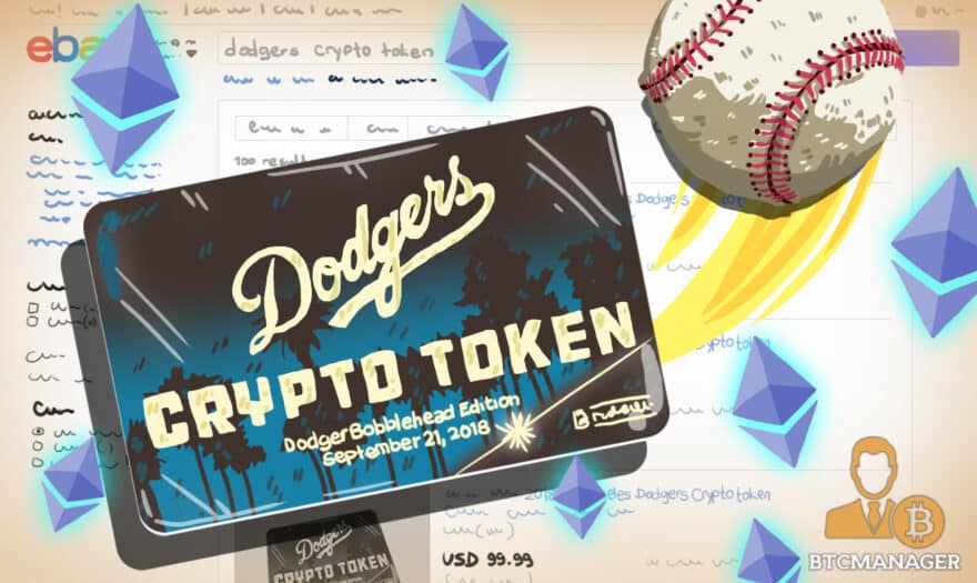 L.A. Dodgers Give out Tokenized Baseball Cards, Fans Reselling Them on eBay