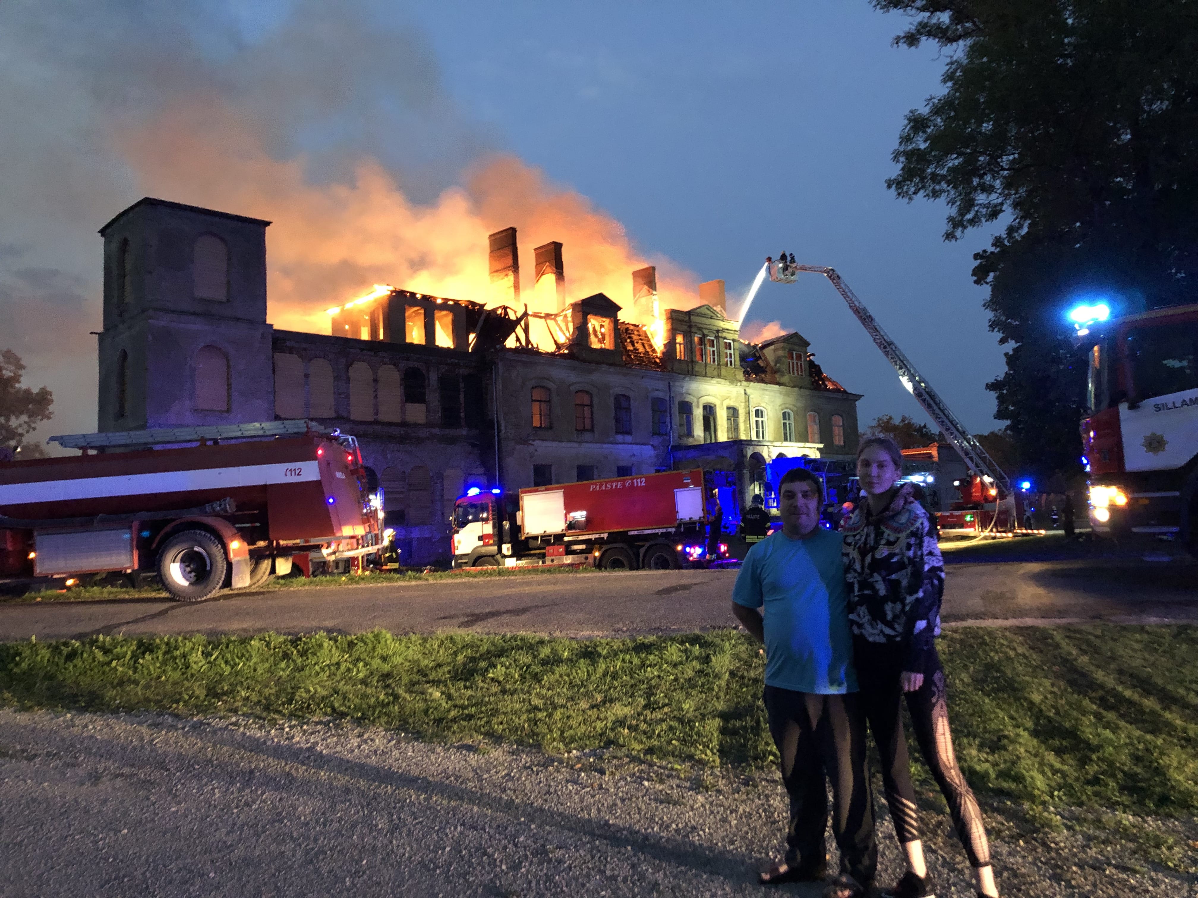 Malla Manor on Fire