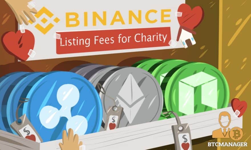 Binance Donates 100% of Listing Fees to Charity