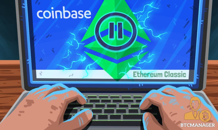 Coinbase Suspends Ethereum Classic Transactions after Double Spend Attack