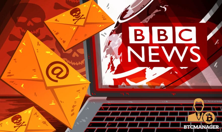 My Online Security Discovers Spoofing Email Attack Masquerading As BBC’s Website to Generate Bitcoin