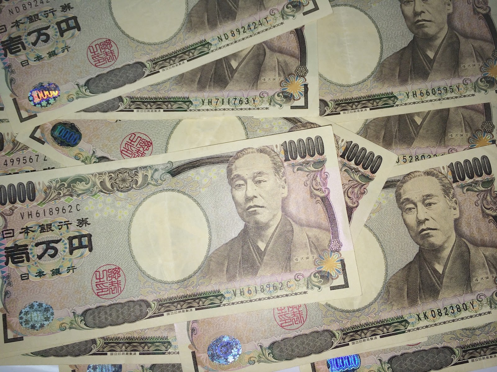 Pile of Yen