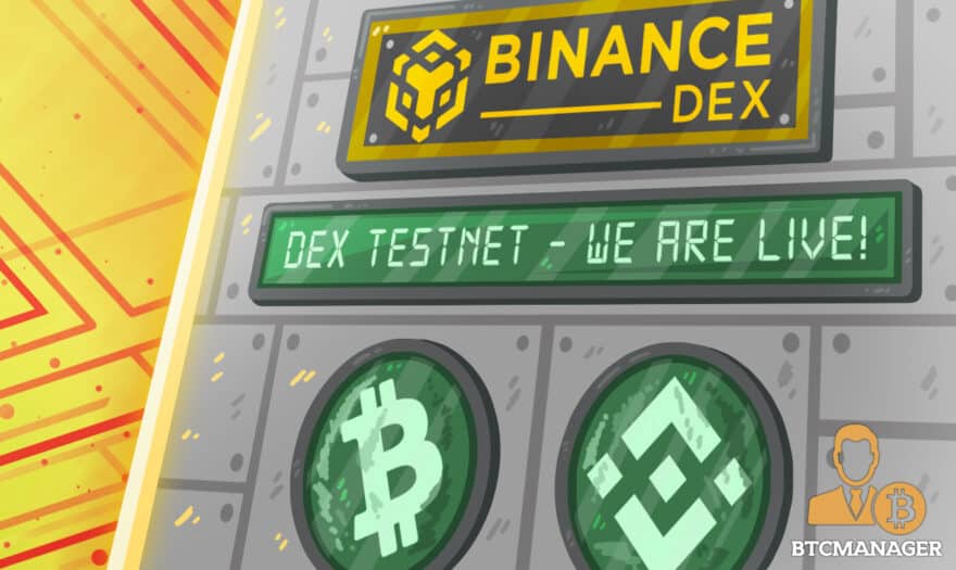 Binance Decentralized Cryptocurrency Exchange Now Live in Testnet