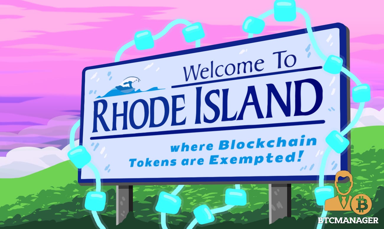 Cryptocurrency Regulation: Lawmakers in Rhode Island Introduce Bill Exempting Some Tokens from Securities Law