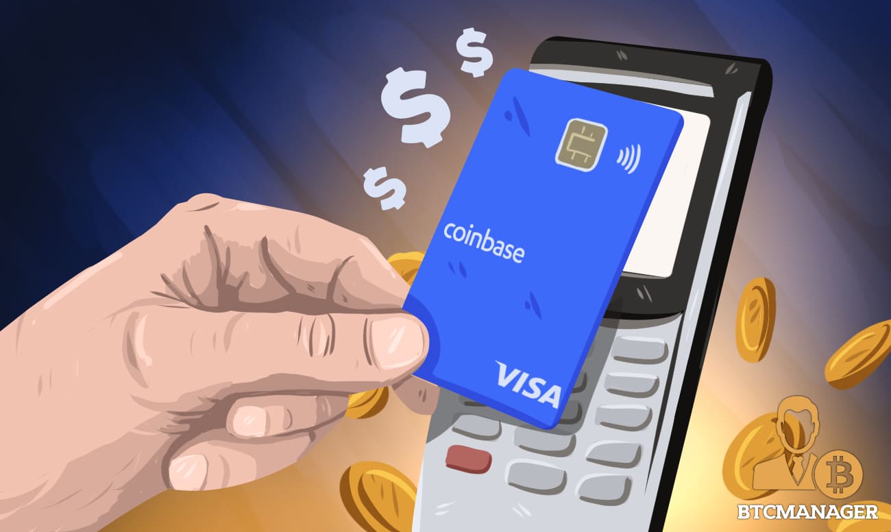 Coinbase Visa Card Launches in the US and Offers CashBacks for Payments