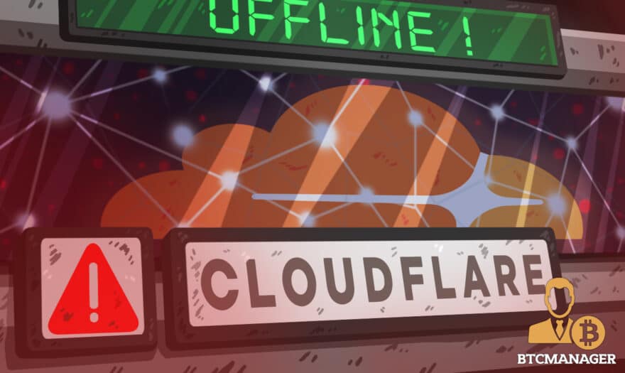 Technical Glitch on Cloudflare Sends Crypto Sites Offline