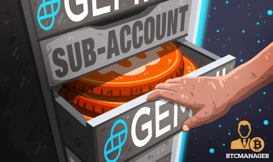 Gemini Gives Institutional Investors Fresh Options with Sub-Accounts Feature
