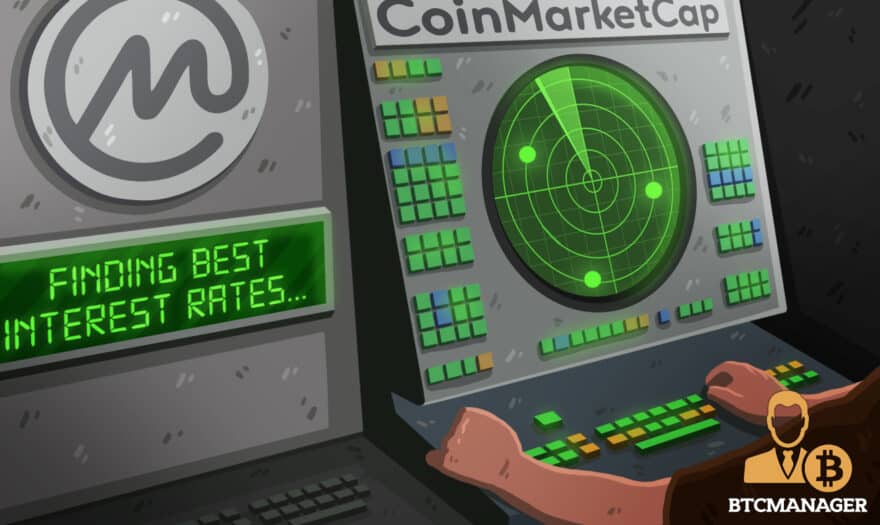 CoinMarketCap Launches Tool to Discern Best Interest Rates