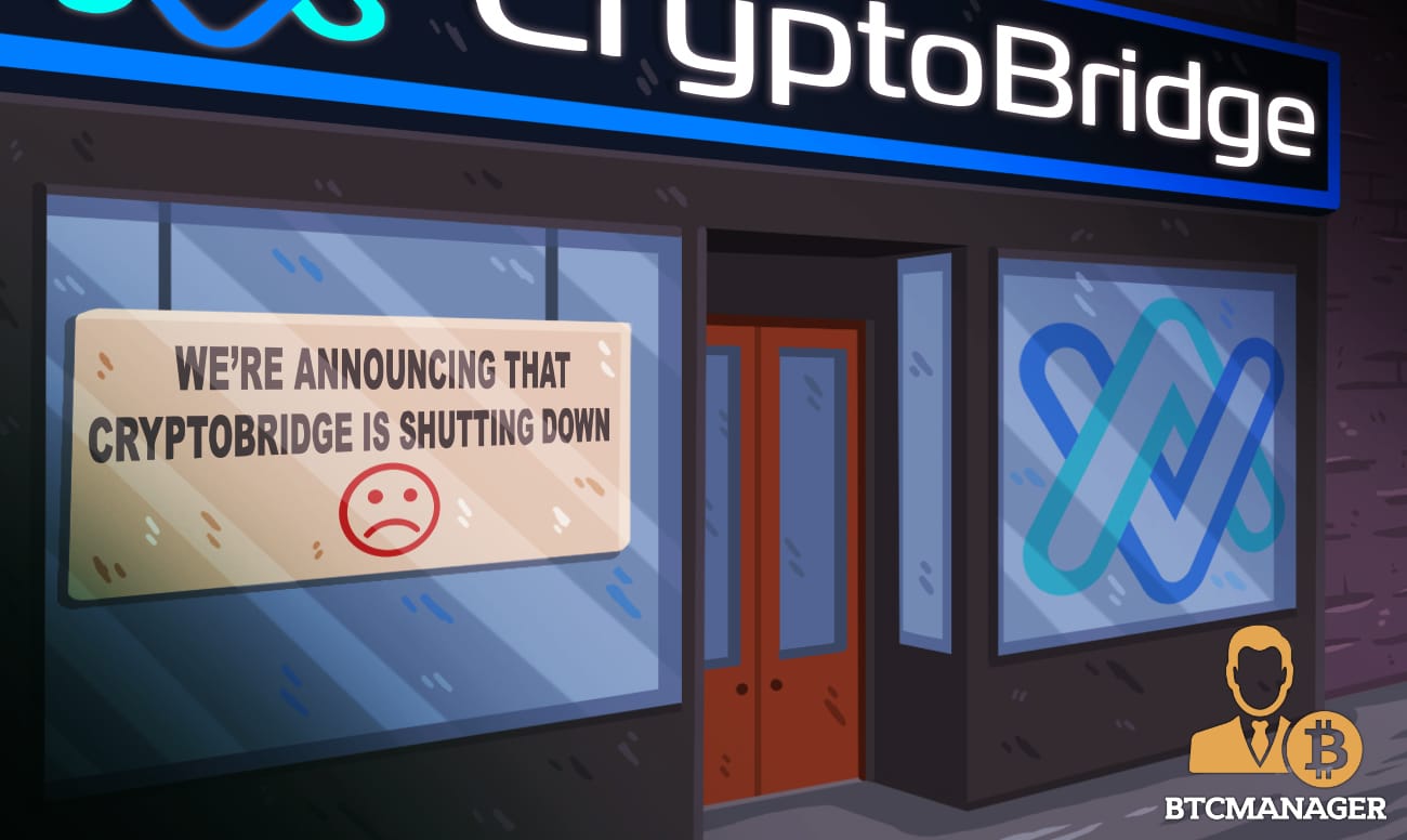 CryptoBridge Shuts Down Citing Stricter Regulatory Climate