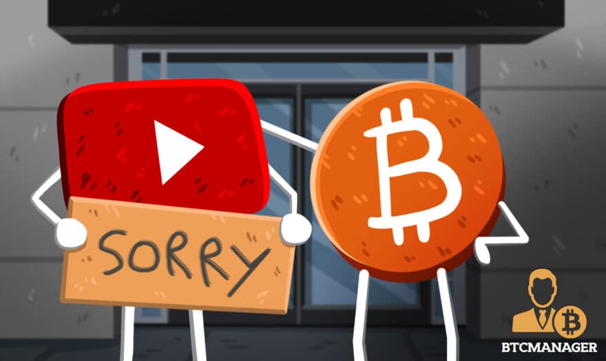 YouTube Claims it Deleted Bitcoin Videos in Error