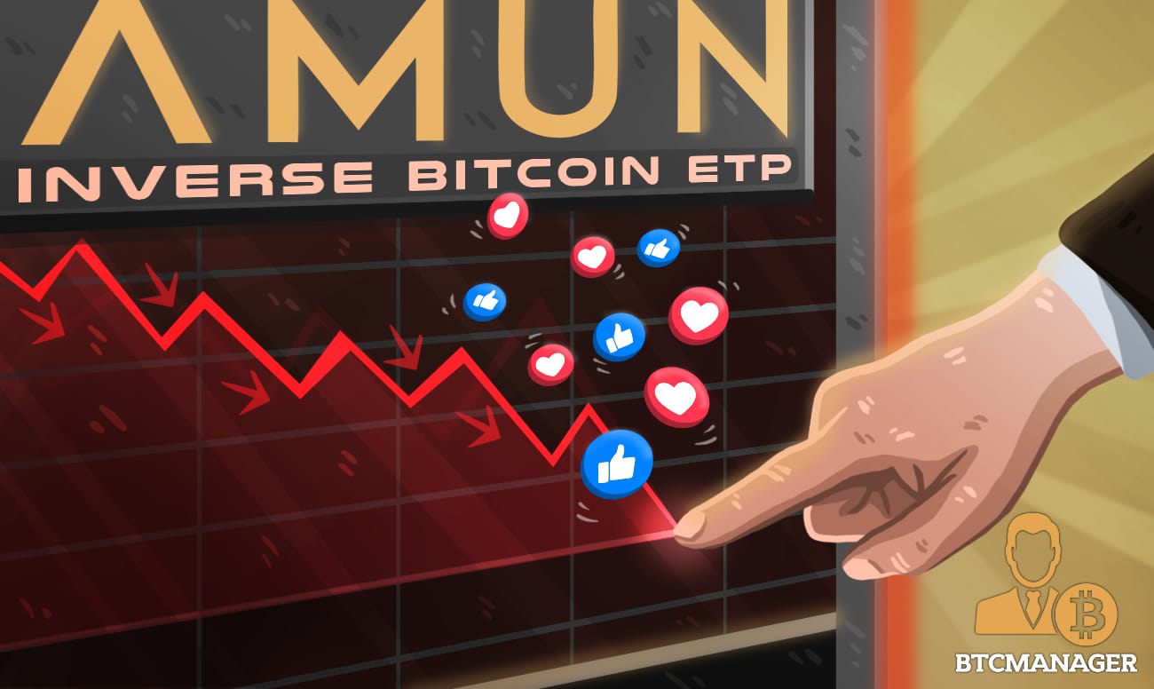 Amun’s Inverse Bitcoin ETP to Enable Traders Profit from Bitcoin Price Crash 