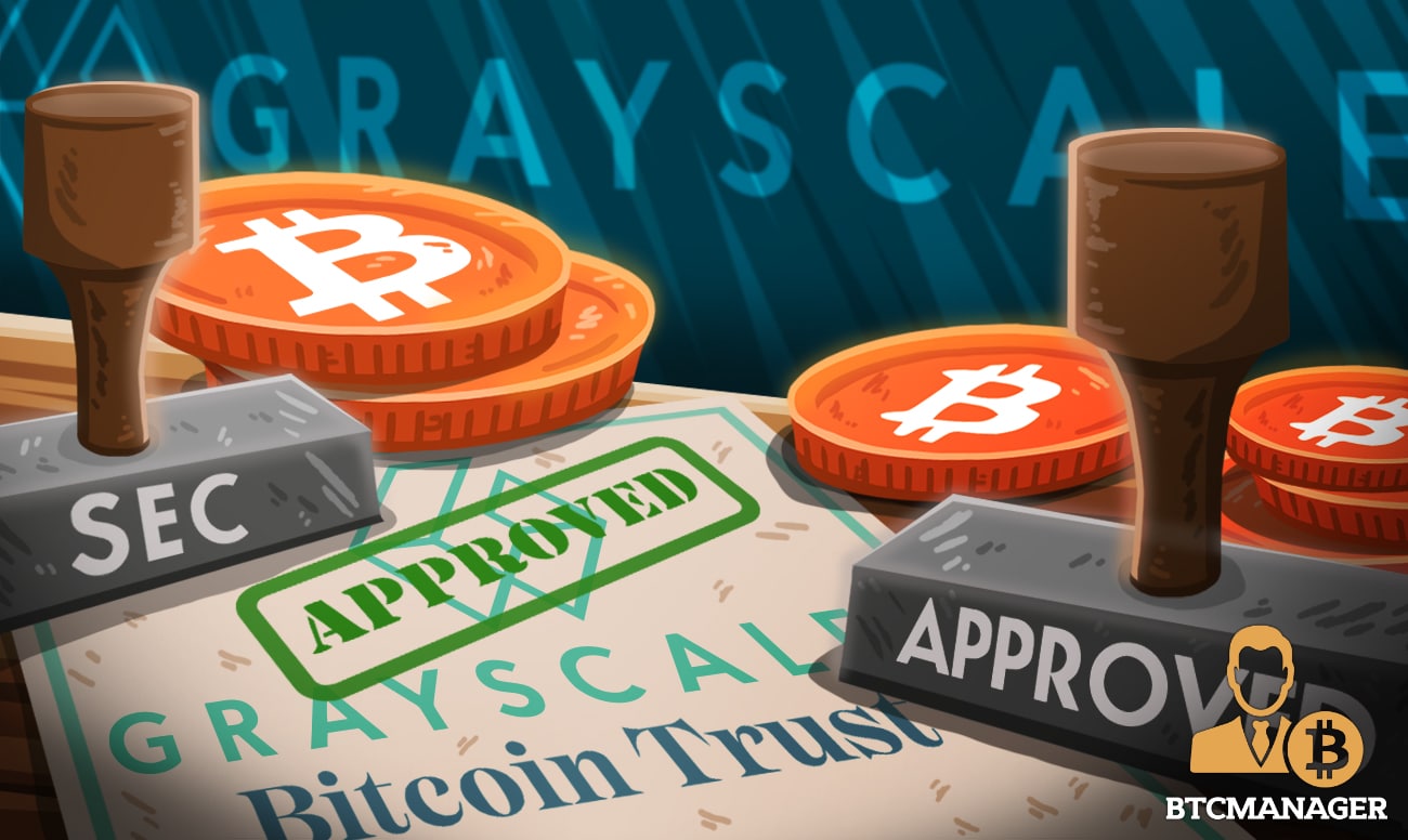 Grayscale Bitcoin Trust Scores Reporting Company License from SEC