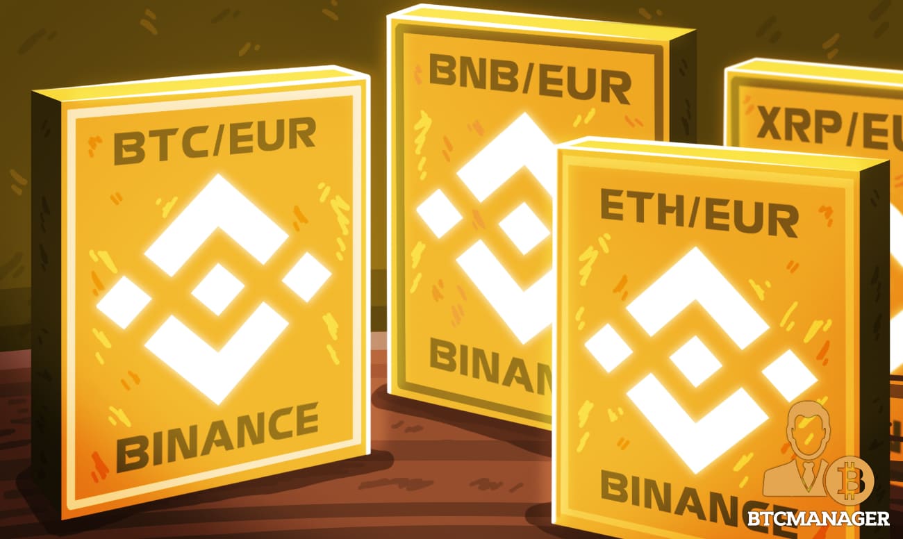 Binance Adds Euro Pairs to Crypto Trading Catalog