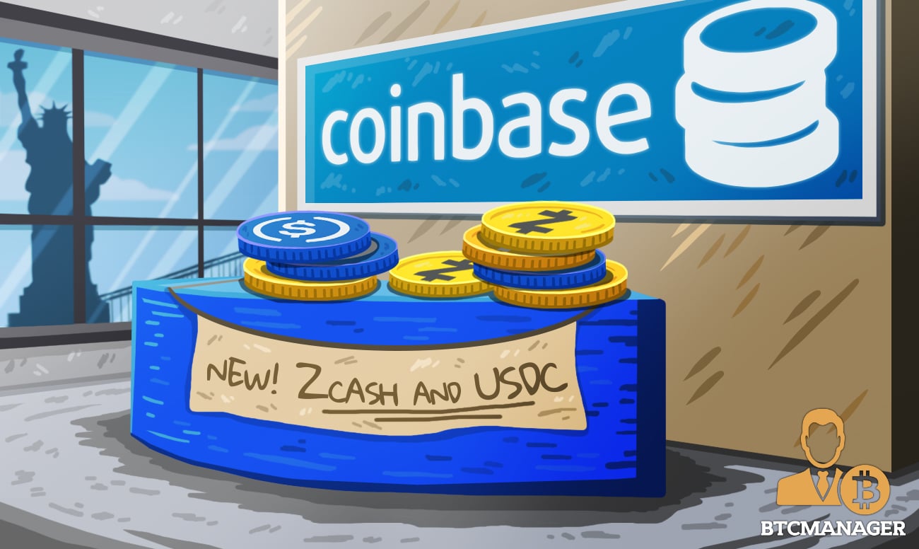 Coinbase Crypto Exchange Now Supports USDC and Zcash for New York Traders 