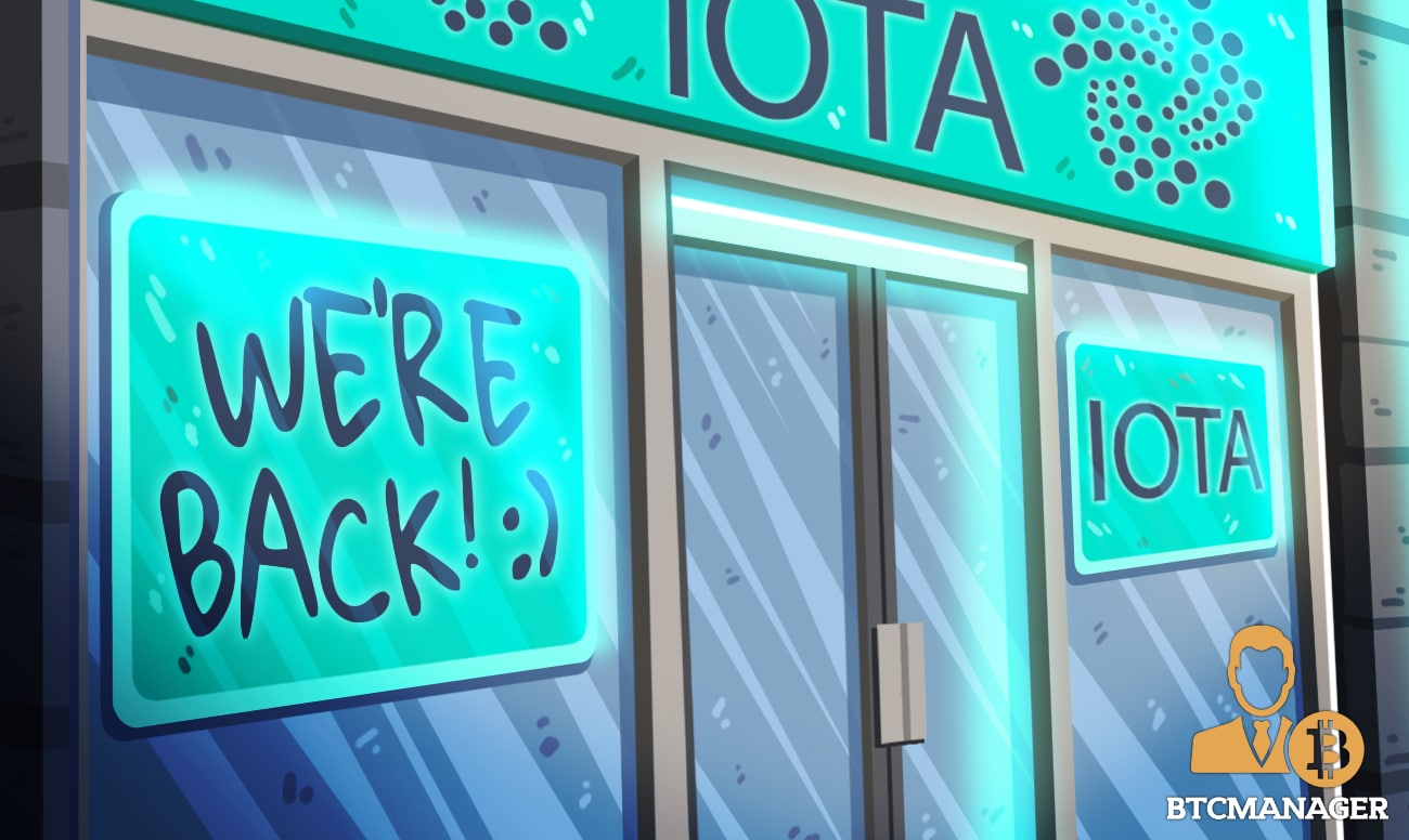 IOTA (MIOTA) Successfully Reboots Network Following $2.2M Heist