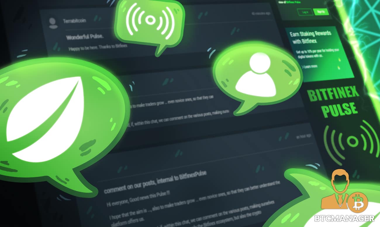 Crypto Exchange Bitfinex Unveils Social Networking Platform “Bitfinex Pulse” 