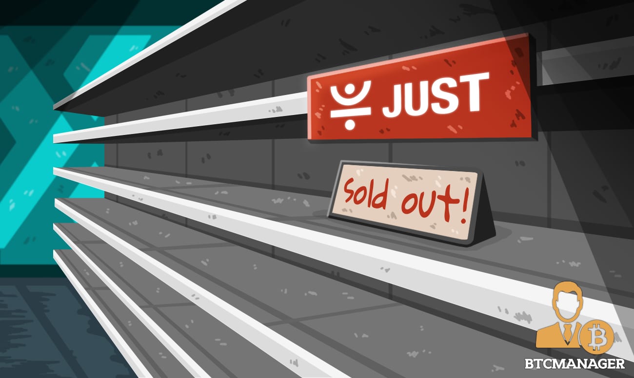Justin Sun’s JUST DeFi Platform JST Token Sold Out Under Five Minutes