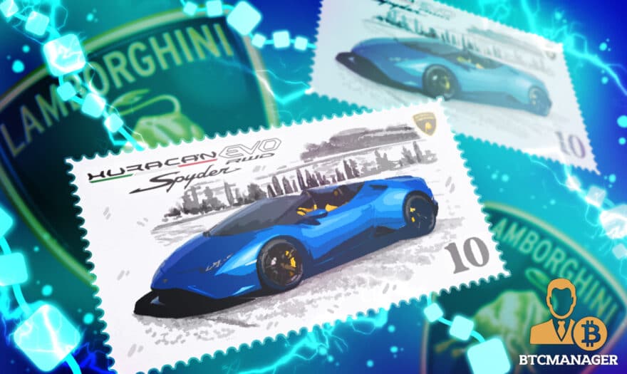 Lamborghini Deploys Blockchain Technology to Issue Digital Collectible Stamps
