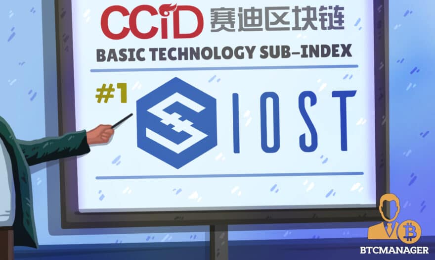 IOST Rises to 3rd Position in the Latest CCID Rankings; Holds 1st Position in Basic Technology