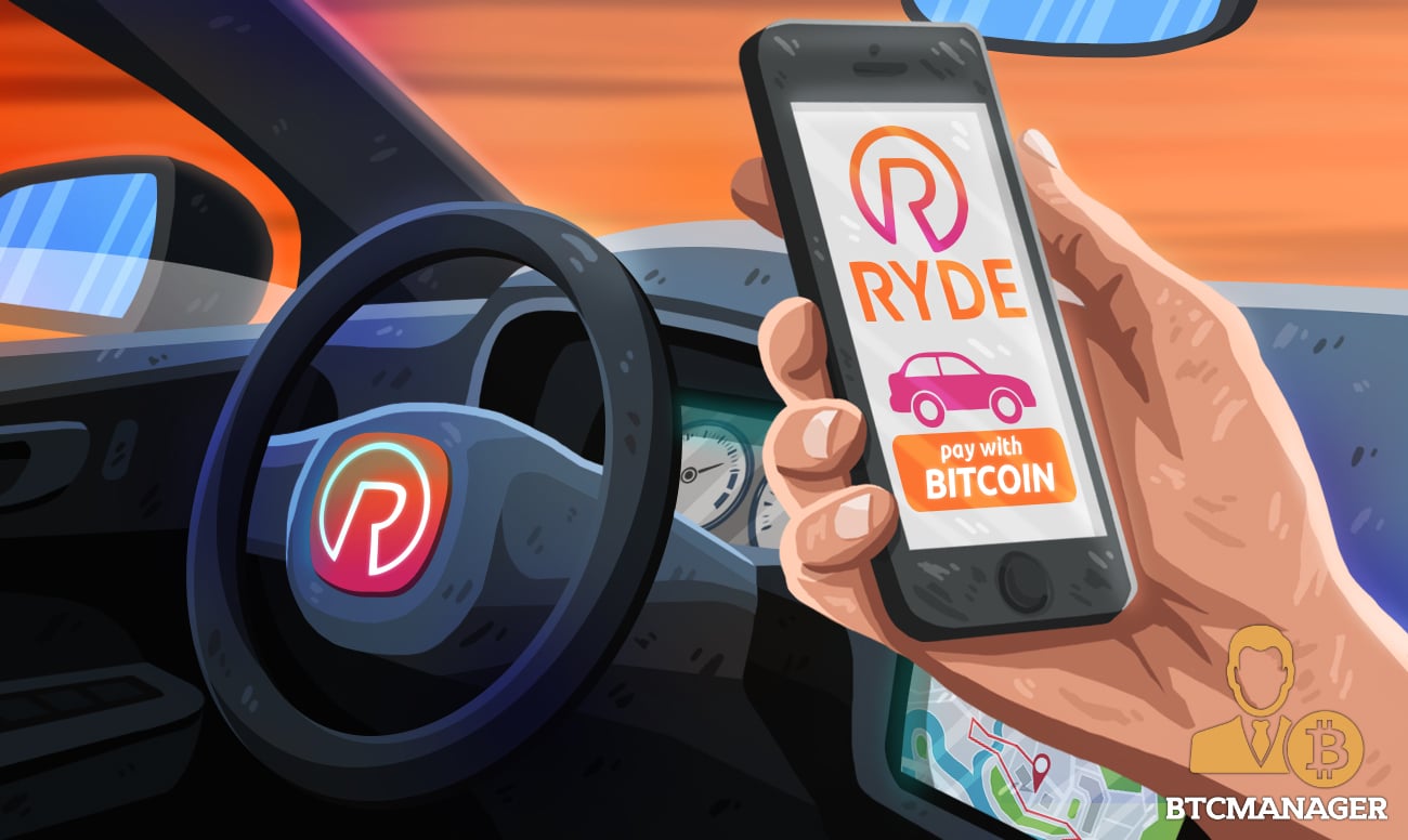 Singapore: Carpooling App Ryde Allows Customers to Pay with Bitcoin