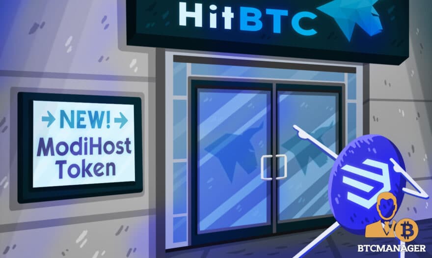 ModiHost’s Token Is Live on HitBTC, the Leading European Bitcoin Exchange 