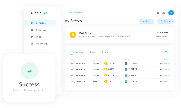 CryptX wallet