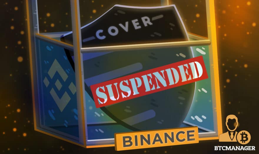 Binance Halts COVER Token Trading Following a Smart Contract Exploit