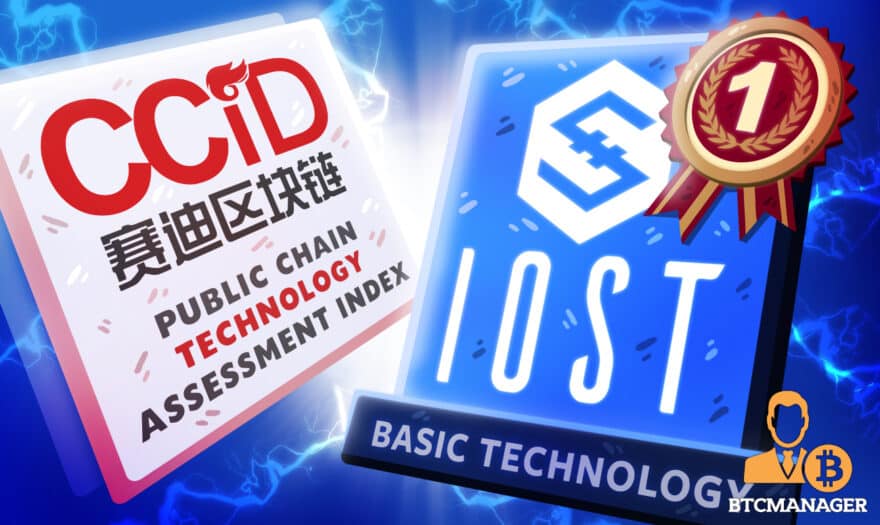 IOST Leads under “Basic Technology” in the Latest CCID Ranking