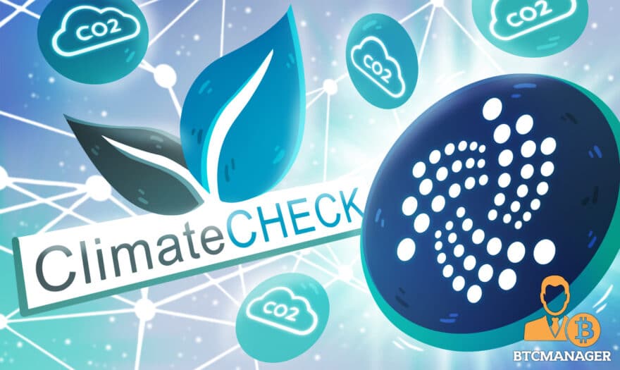 IOTA and ClimateCHECK Partner for Climate Change