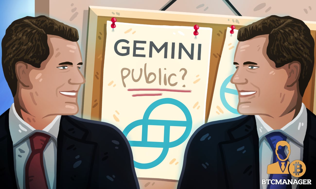 Winklevoss Twins Mulling Plans to Take Gemini Crypto Exchange Public
