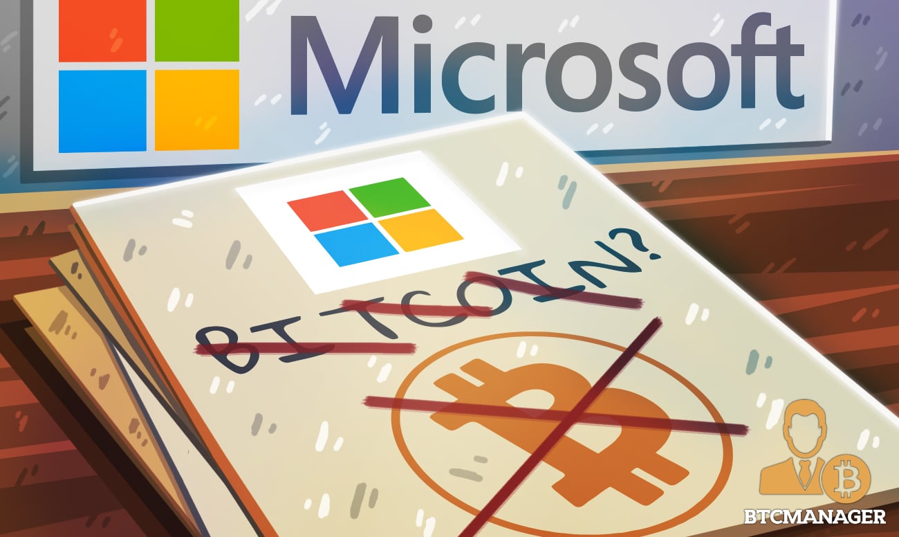 Microsoft Not Planning to Emulate Tesla’s Bitcoin Buy