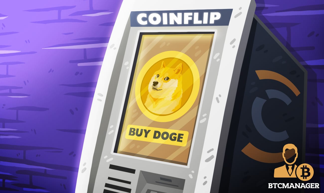 CoinFlip Lists Dogecoin; Users Can Buy DOGE Using Cash in Over 1,800 ATMs