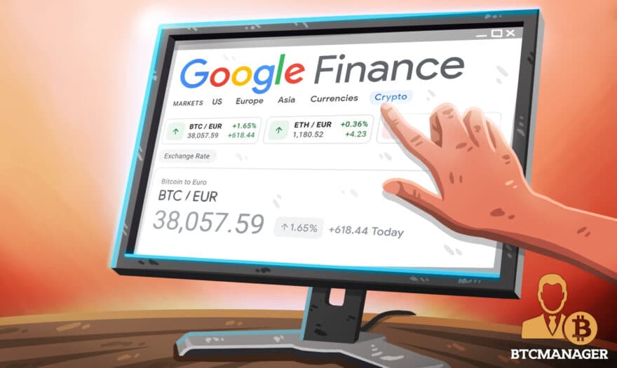 Google Finance Now Tracks the Price of Select Cryptocurrencies 