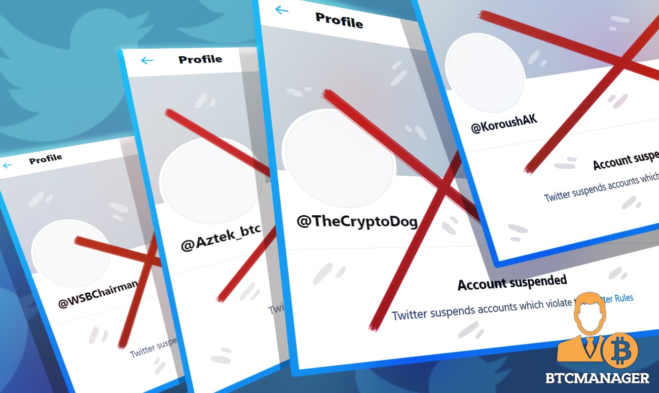 Twitter Suspends Accounts of Major Crypto Influencers