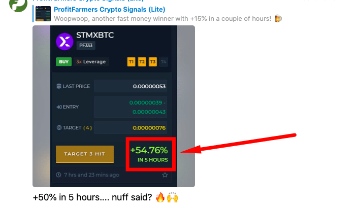 How I Accidentally Made +54% Gains With Some Free Telegram Signals - 4