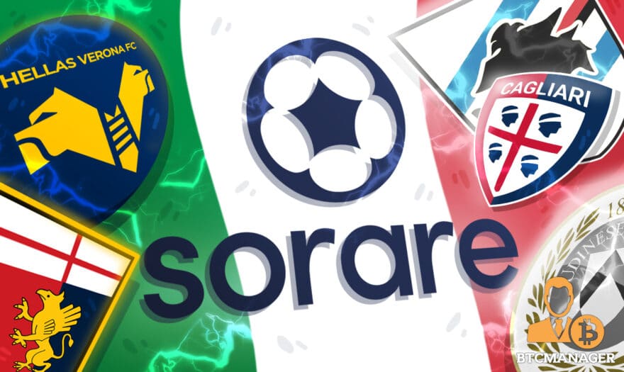 Sorare Adds 5 New Italian Serie A Football Clubs to Its Ecosystem