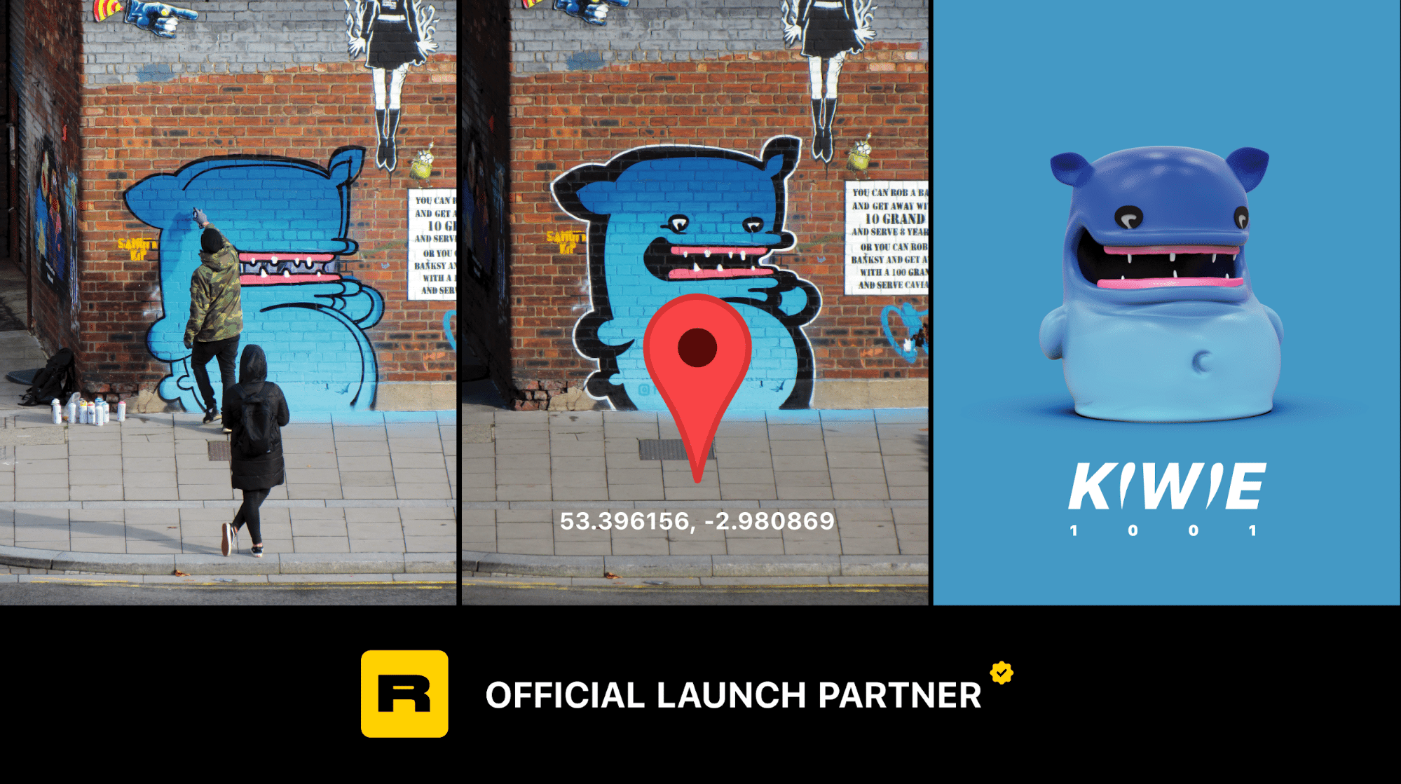 KIWIE Set to Launch NFTs Representing Real-Life Street Art in 1001 Locations Across The World - 1