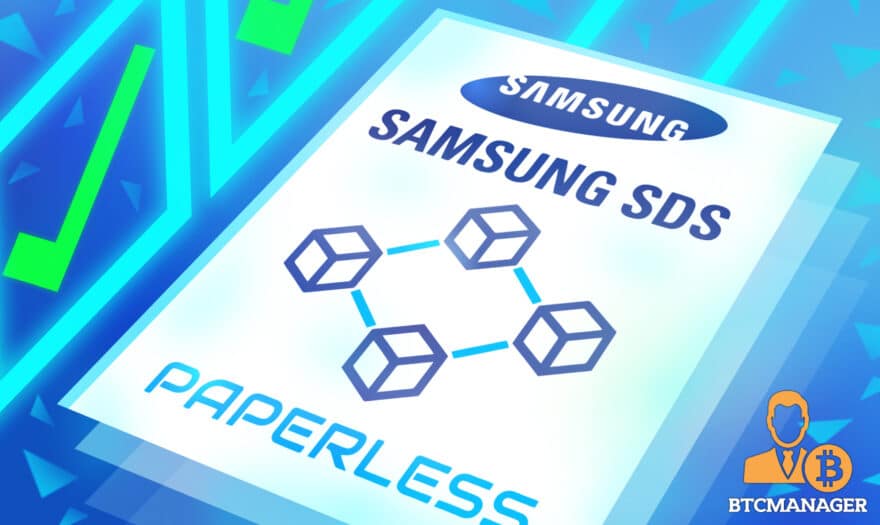 Samsung SDS Unveils ‘Paperless’ to Tackle Document Forgery with Blockchain Technology